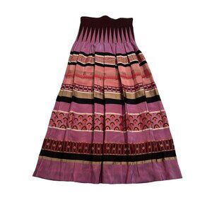 Vanderwilde Maxi Skirt in Pink Stripe